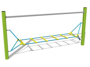 Monkey track Rope ladder - lime