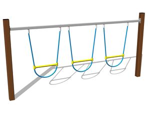 Monkey track Balancing rope snake - brown
