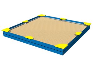 Sandpit with seats 3x3 m PIP3030BY