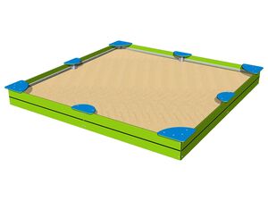 Sandpit with seats 3x3 m PIP3030LB