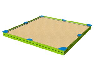 Sandpit with seats 4x4 m PIP4040LB