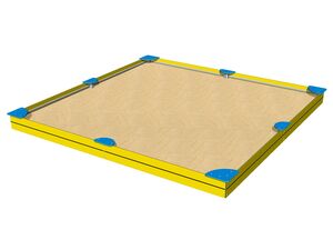 Sandpit with seats 4x4 m PIP4040YB