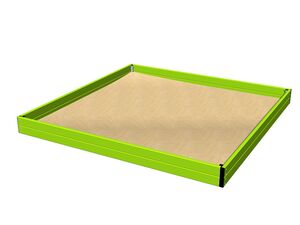Sandpit 3x3 m - metal