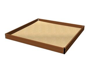Sandpit 3x3 m - brown