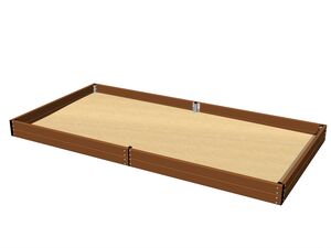 Sandpit 4x2 m - brown