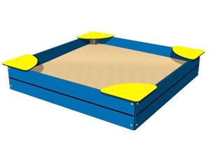 Sandpit with seats 1,5x1,5 m PIH1515BY