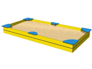 Sandpit with seats 3x1,5 m PIH3015YB