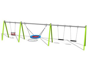 Quadralupe chain swing - metal (f.h. 1 m)