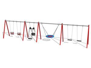 Chain group six swing RH6621KR - Red (f.h. 1,5 m)