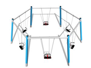 Hexad group chain swing RH1610KB - Blue (f.h. 1.5 m)