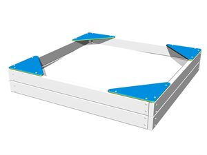 Seats for four-sided sandpit