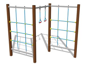 Climbing set - brown