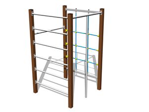 Climbing set - brown