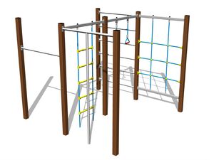 Climbing set - brown