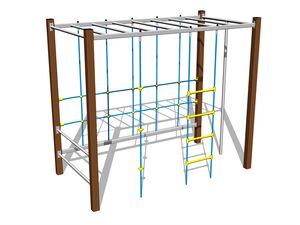 Climbing set - brown
