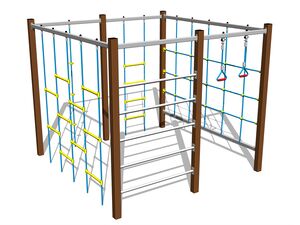 Climbing set - brown