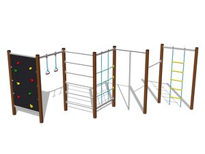 Climbing set - brown