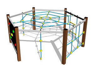 Climbing set - brown