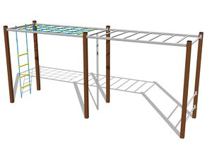 Climbing set - brown