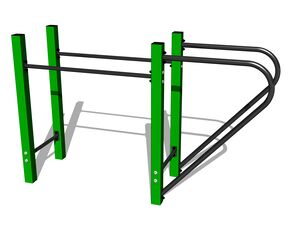 Street workout set - green