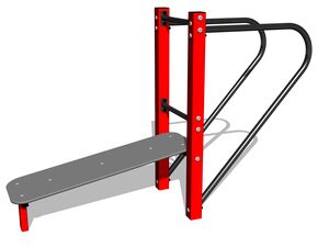 Street workout set - red