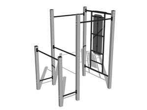 Street workout set - silver