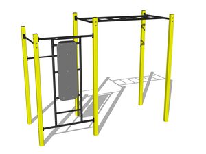 Street workout set WS8010YD - yellow