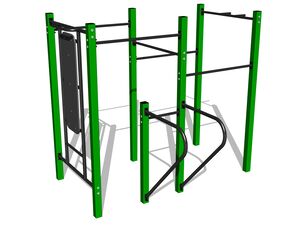 Street workout set - green