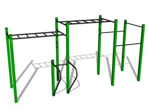 Street workout set - green