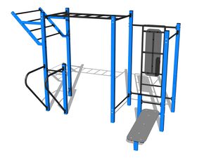 Street workout set - blue