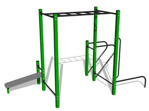 Street workout set - green