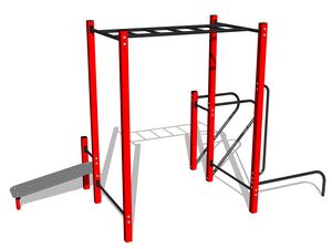 Street workout set - red