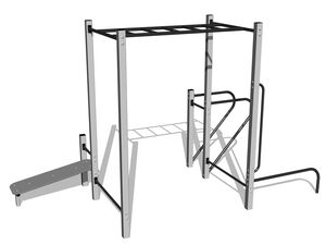 Street workout set - silver