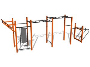 Street workout set - orange