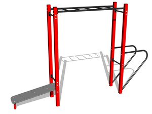 Street workout set - red