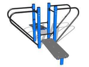 Street workout set - blue