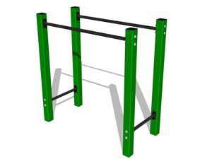 Street workout element - green