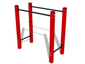 Street workout element - red