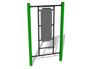Street workout element - green