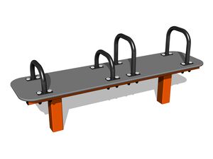 Street workout element - orange