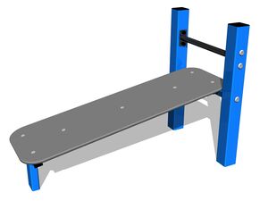 Street workout element WP8006BD - blue