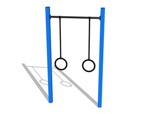 Street workout element - blue