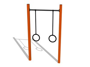 Street workout element - green