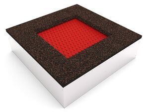 Trampoline TRA-C140-RZ - red
