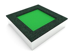 Trampoline TRA-C180-GZ - green
