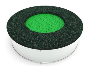 Trampoline TRA-K145-KZ- green