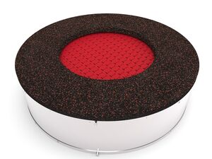 Trampoline TRA-K145-RZ - red