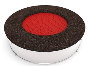 Trampoline TRA-K170-RZ - red