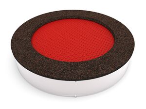 Trampoline TRA-K220-RZ - red
