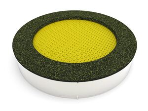 Trampoline - yellow